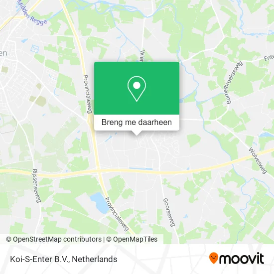 Koi-S-Enter B.V. kaart