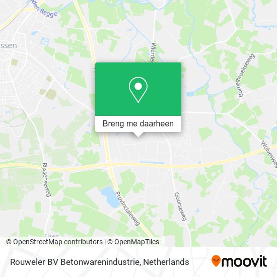 Rouweler BV Betonwarenindustrie kaart