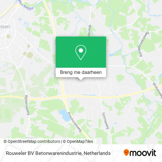 Rouweler BV Betonwarenindustrie kaart