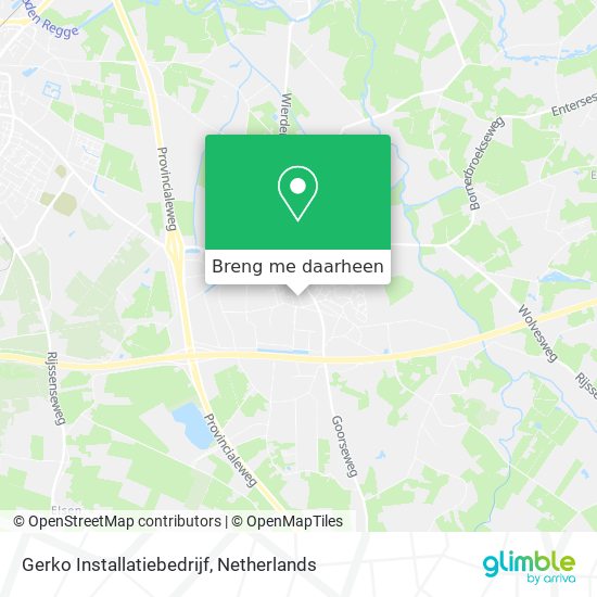 Gerko Installatiebedrijf kaart