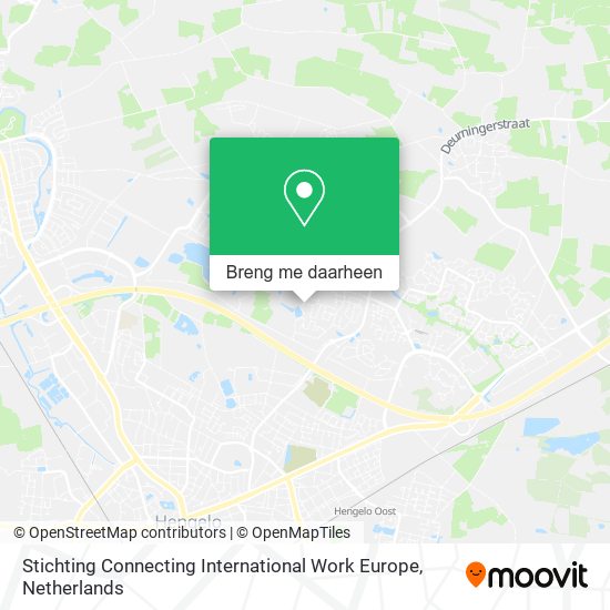 Stichting Connecting International Work Europe kaart
