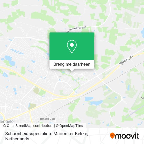 Schoonheidsspecialiste Marion ter Bekke kaart
