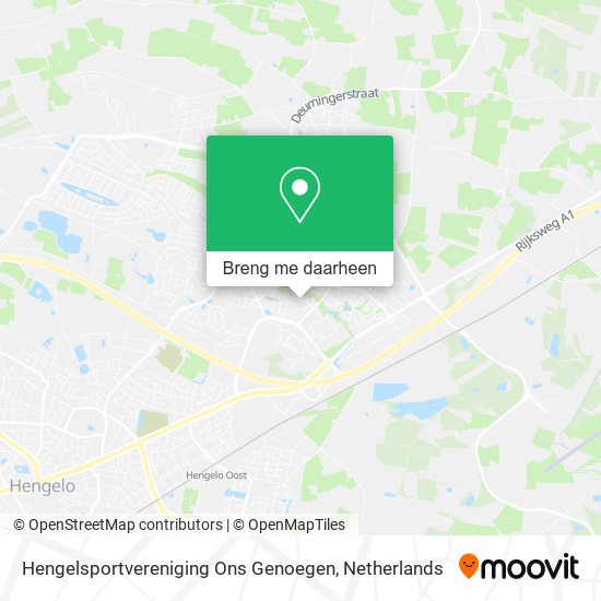 Hengelsportvereniging Ons Genoegen kaart