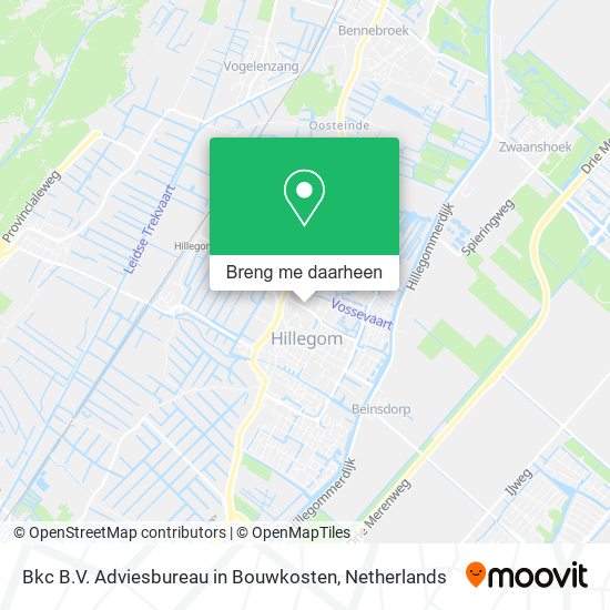 Bkc B.V. Adviesbureau in Bouwkosten kaart