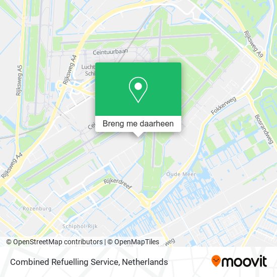 Combined Refuelling Service kaart