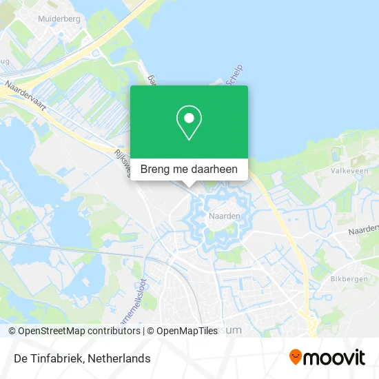 De Tinfabriek kaart