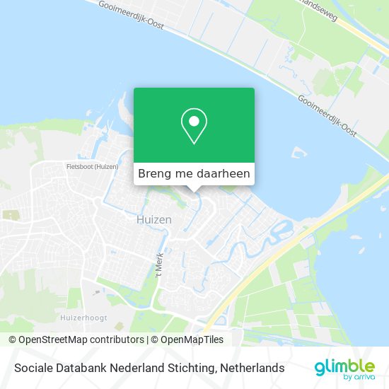 Sociale Databank Nederland Stichting kaart