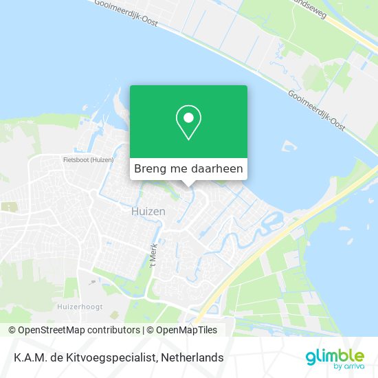 K.A.M. de Kitvoegspecialist kaart