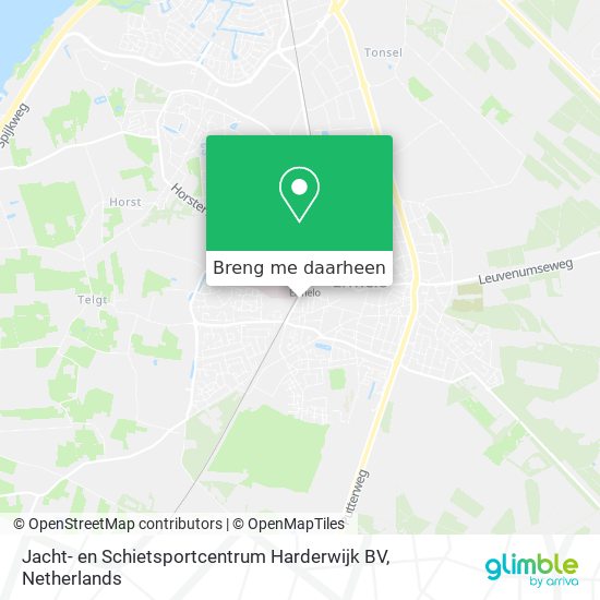 Jacht- en Schietsportcentrum Harderwijk BV kaart
