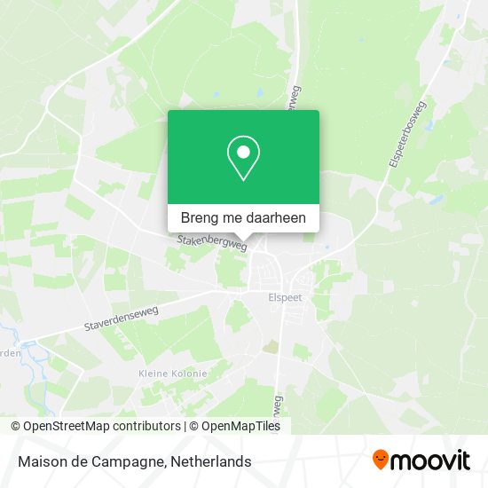 Maison de Campagne kaart