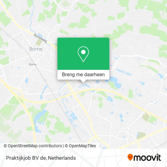 Praktijkjob BV de kaart