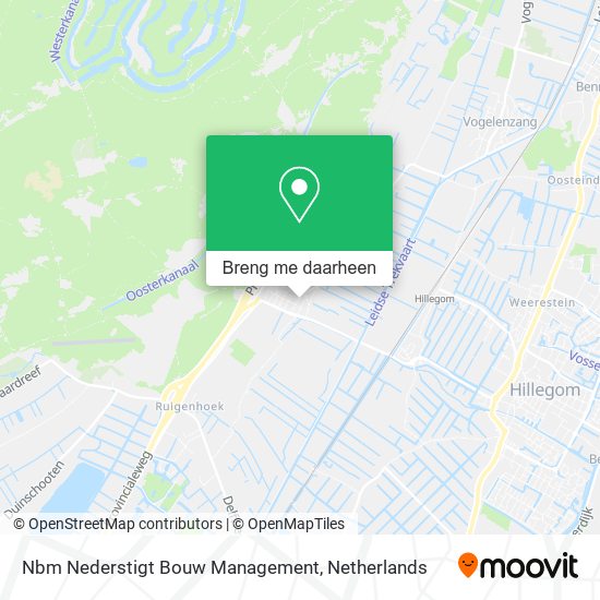 Nbm Nederstigt Bouw Management kaart