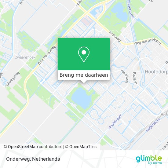 Onderweg kaart