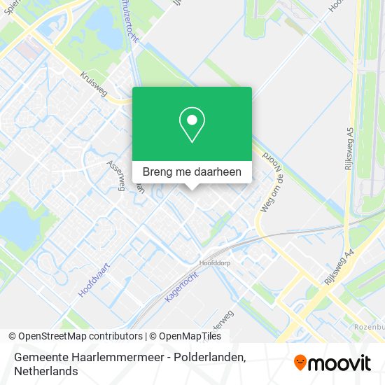 Gemeente Haarlemmermeer - Polderlanden kaart