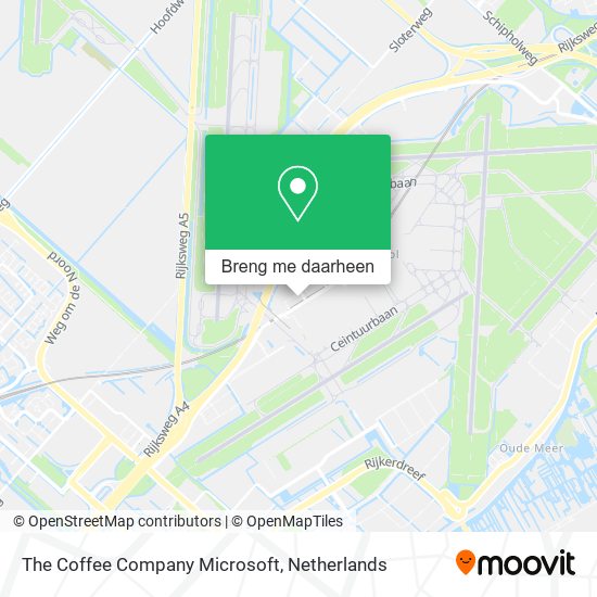 The Coffee Company Microsoft kaart