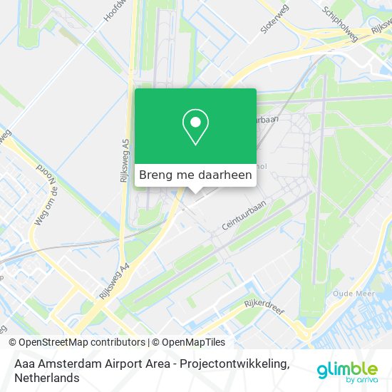 Aaa Amsterdam Airport Area - Projectontwikkeling kaart