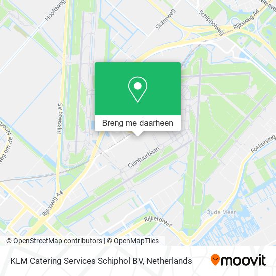 KLM Catering Services Schiphol BV kaart