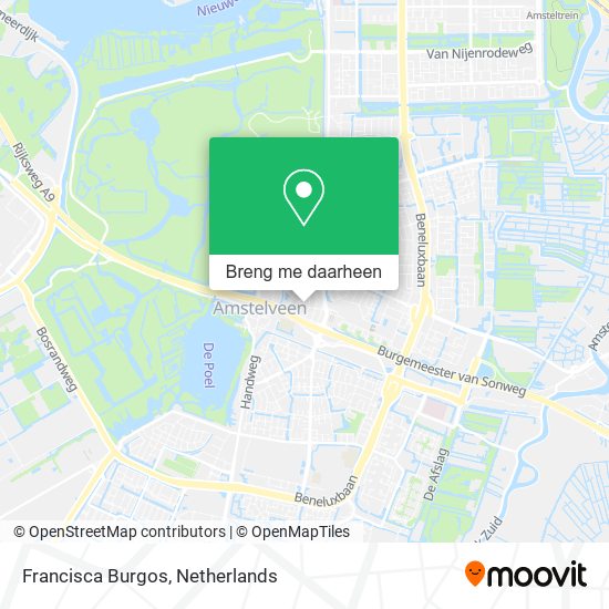 Francisca Burgos kaart