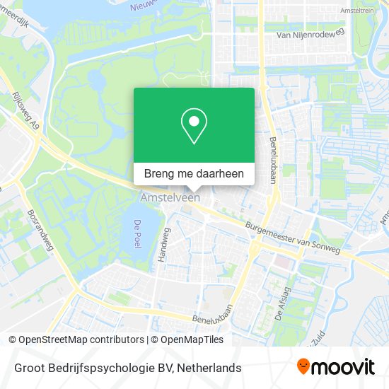 Groot Bedrijfspsychologie BV kaart