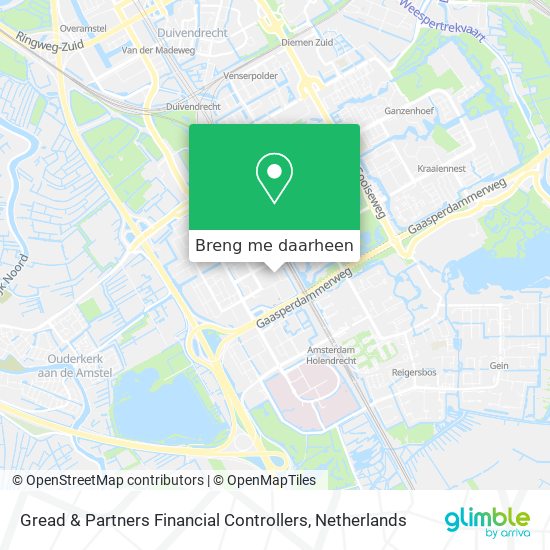 Gread & Partners Financial Controllers kaart