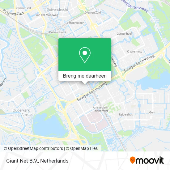 Giant Net B.V. kaart