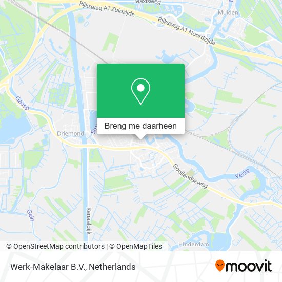 Werk-Makelaar B.V. kaart