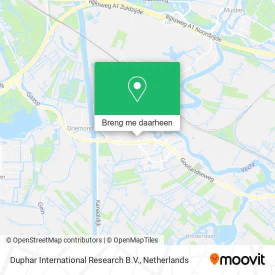 Duphar International Research B.V. kaart