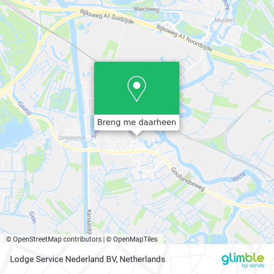 Lodge Service Nederland BV kaart