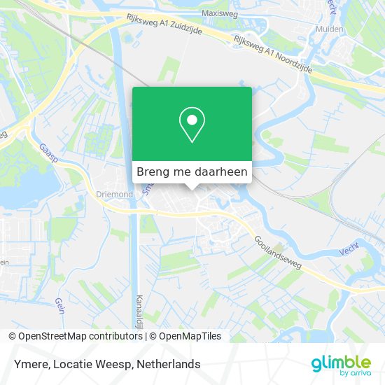 Ymere, Locatie Weesp kaart