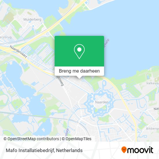 Mafo Installatiebedrijf kaart