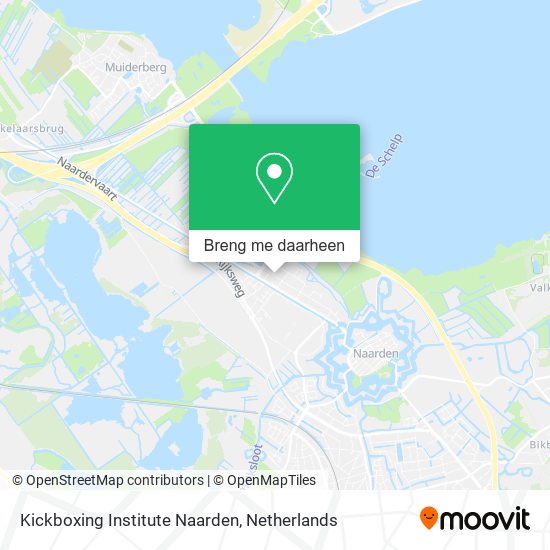 Kickboxing Institute Naarden kaart