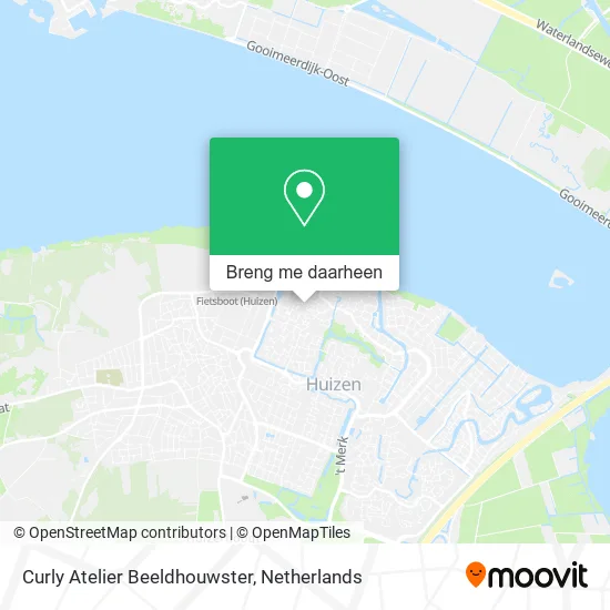 Curly Atelier Beeldhouwster kaart