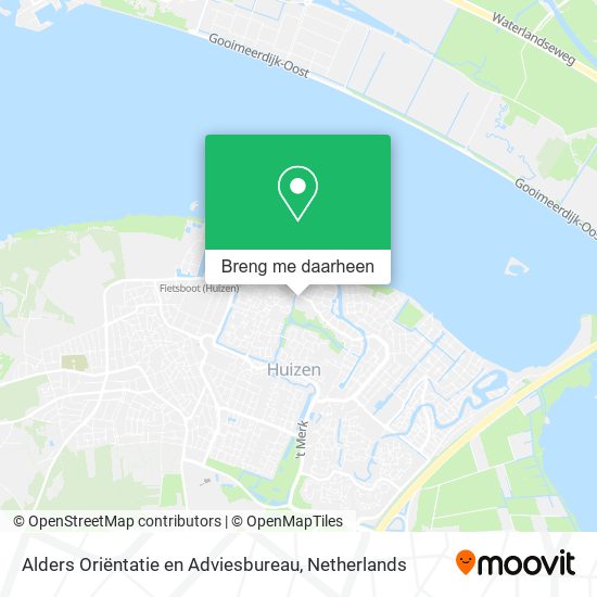 Alders Oriëntatie en Adviesbureau kaart