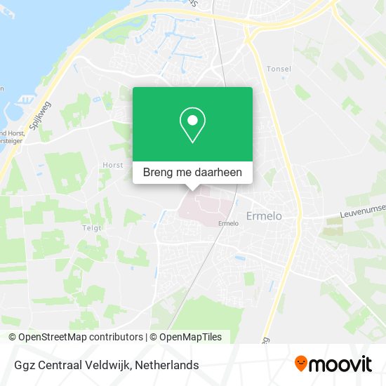 Ggz Centraal Veldwijk kaart