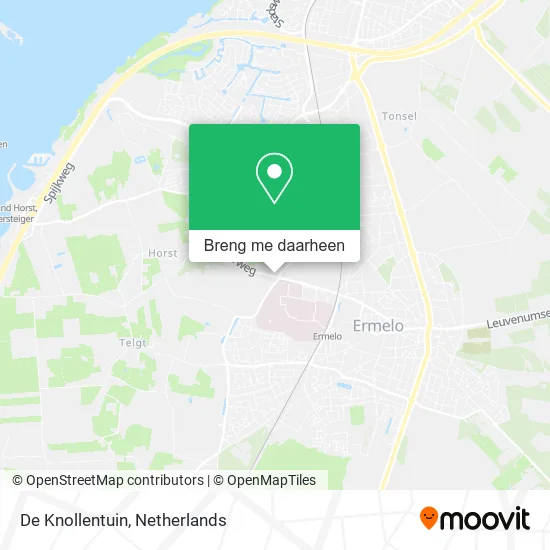 De Knollentuin kaart