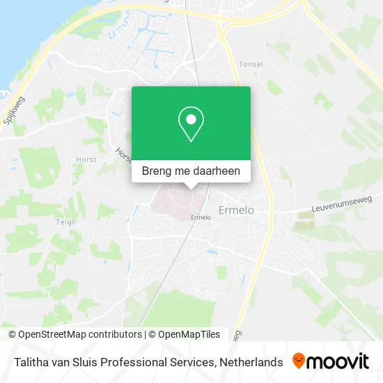 Talitha van Sluis Professional Services kaart