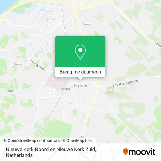 Nieuwe Kerk Noord en Nieuwe Kerk Zuid kaart