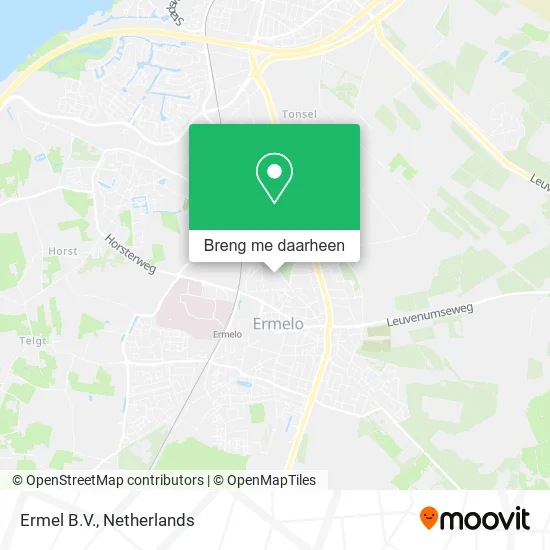 Ermel B.V. kaart