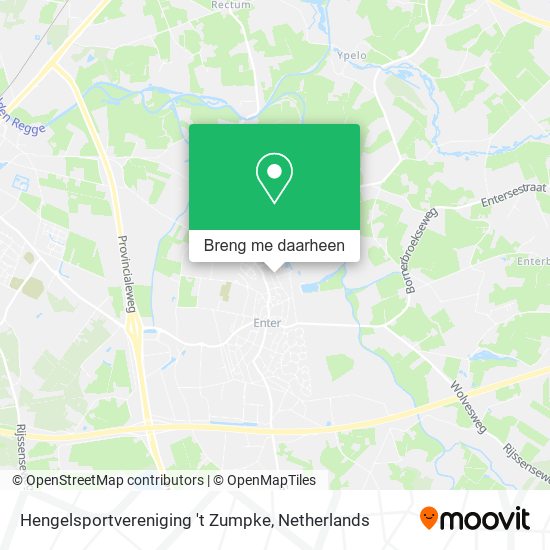 Hengelsportvereniging 't Zumpke kaart