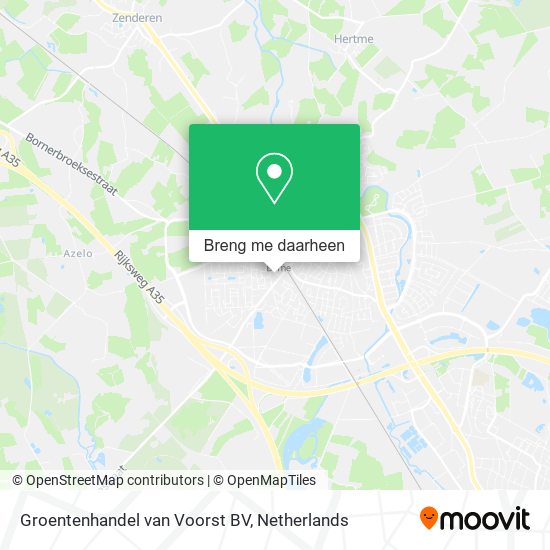 Groentenhandel van Voorst BV kaart