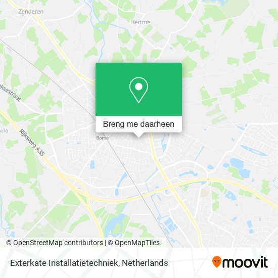 Exterkate Installatietechniek kaart