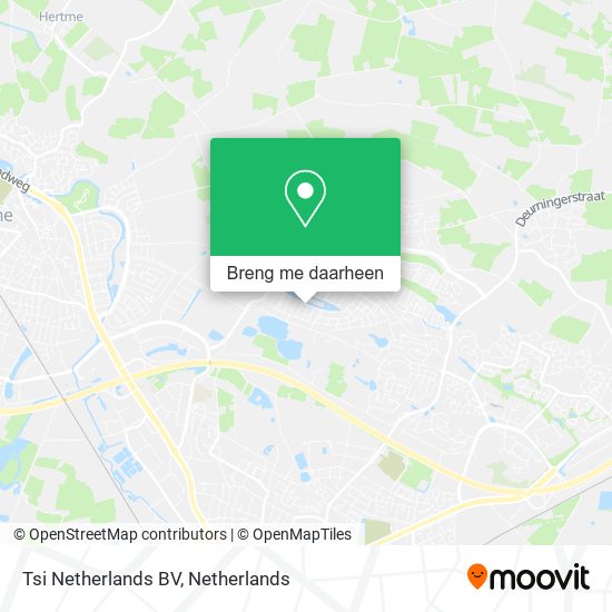 Tsi Netherlands BV kaart