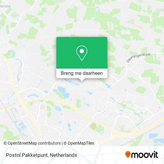 Postnl Pakketpunt kaart