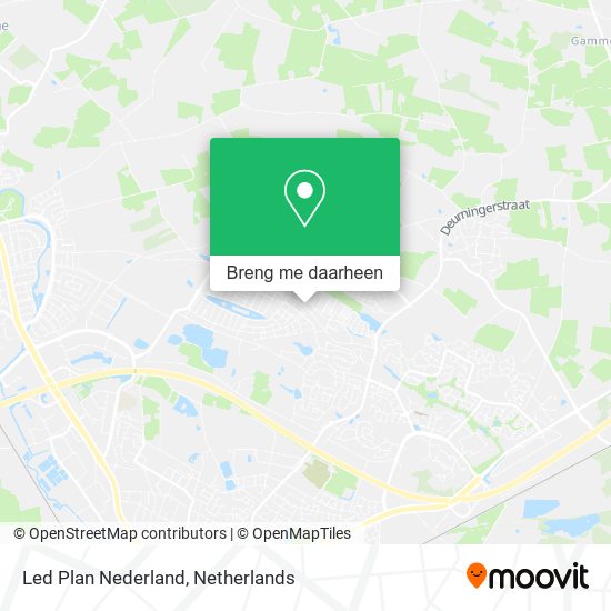 Led Plan Nederland kaart