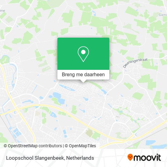 Loopschool Slangenbeek kaart