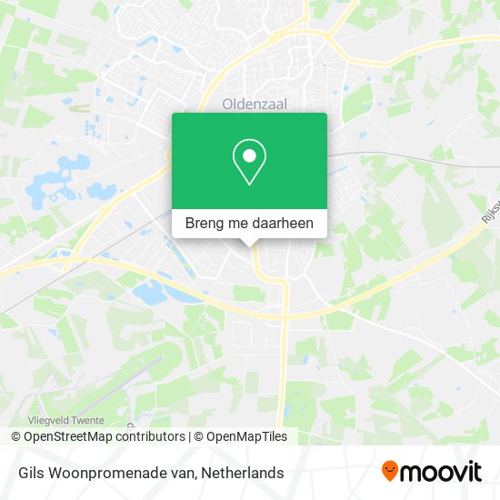 Gils Woonpromenade van kaart
