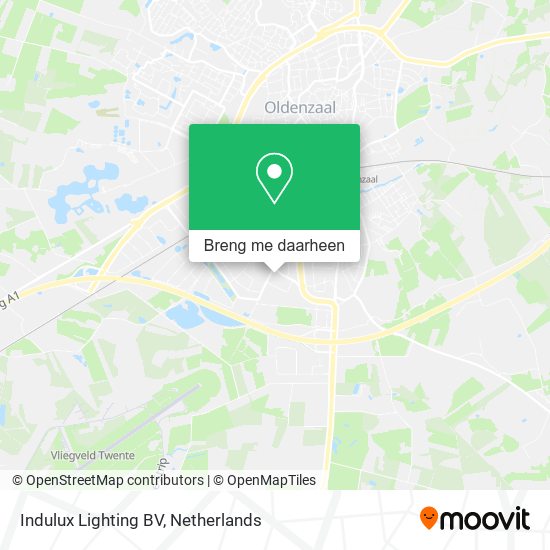 Indulux Lighting BV kaart