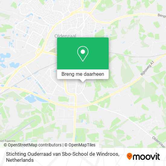 Stichting Ouderraad van Sbo-School de Windroos kaart
