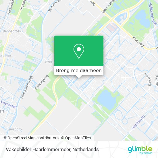 Vakschilder Haarlemmermeer kaart