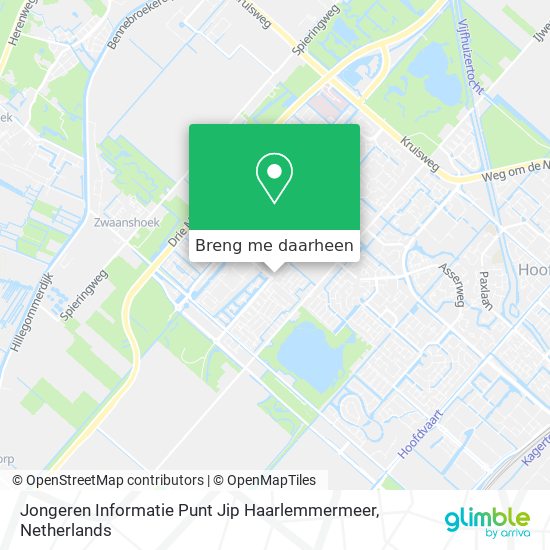 Jongeren Informatie Punt Jip Haarlemmermeer kaart